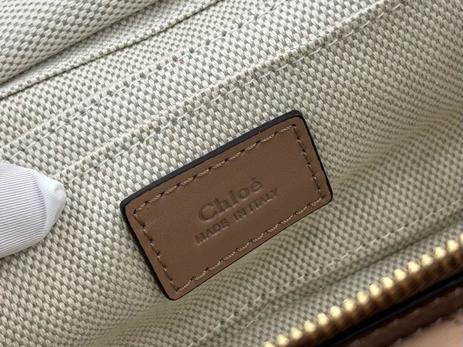 Chloe Soft leather bowling bag W0653 pink