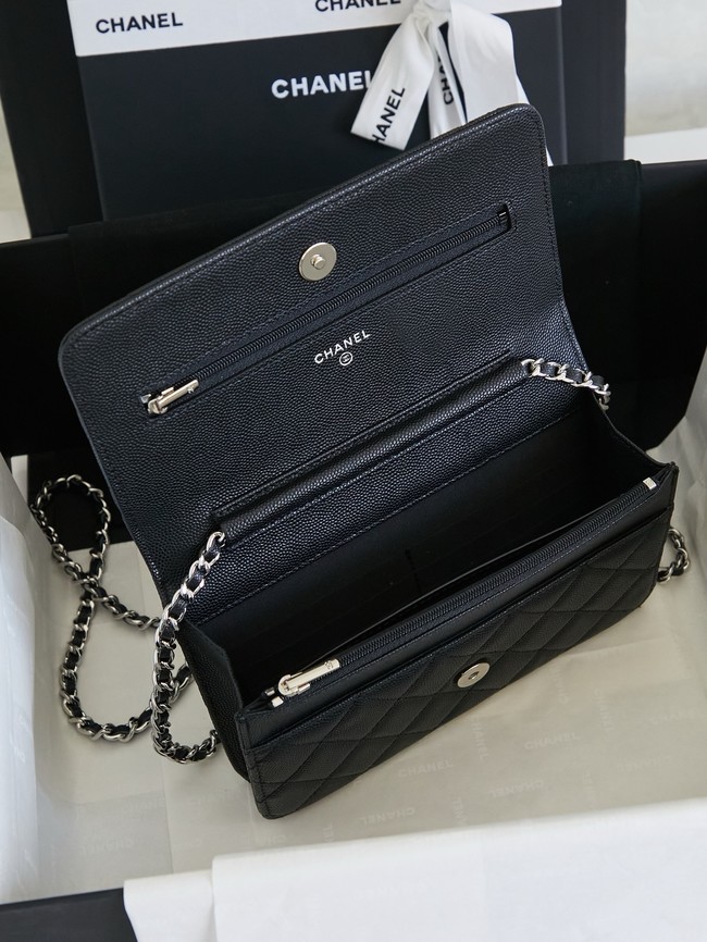 CHANEL Wallet On Chain AP3723 black