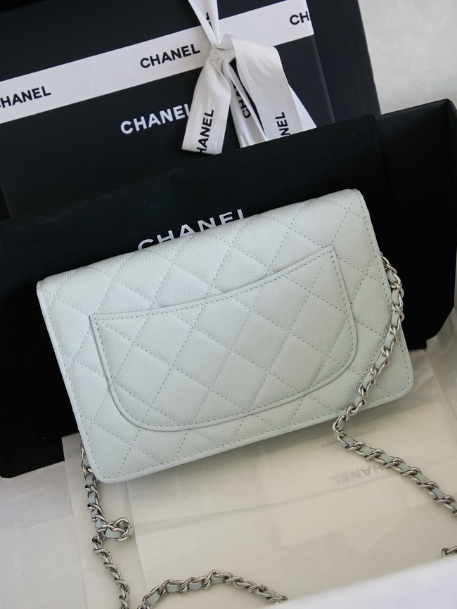 CHANEL Wallet On Chain AP3723 light blue
