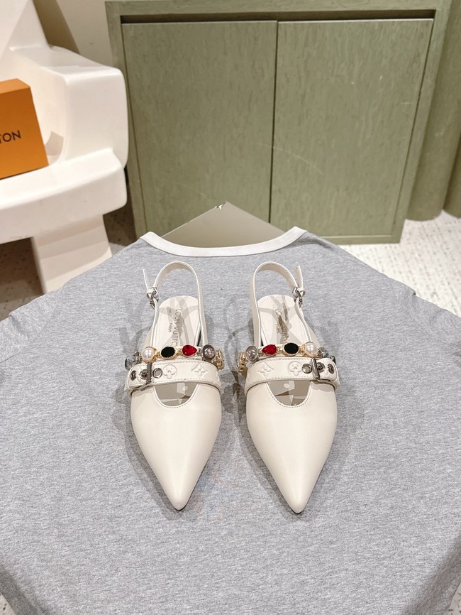 Louis Vuitton LV Vibe Slingback Flat Ballerina 1AHNAN-1