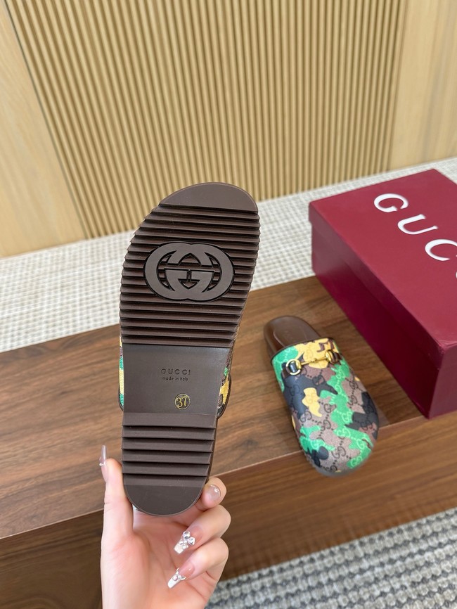 GUCCI Womens platform slide sandal 87185-4