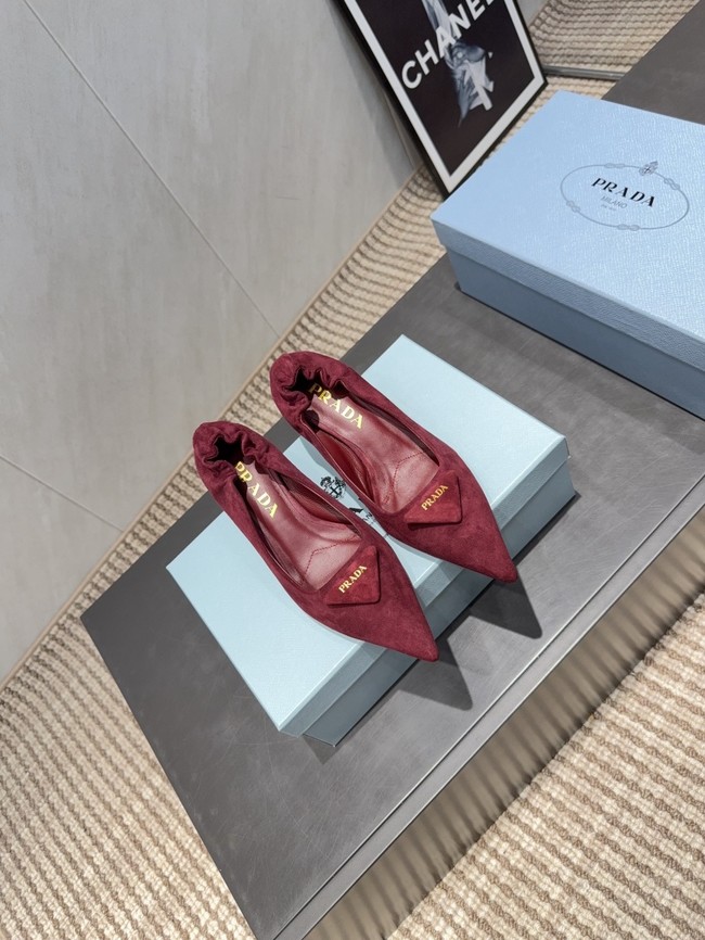 Prada Mordore leather pumps 87221-3