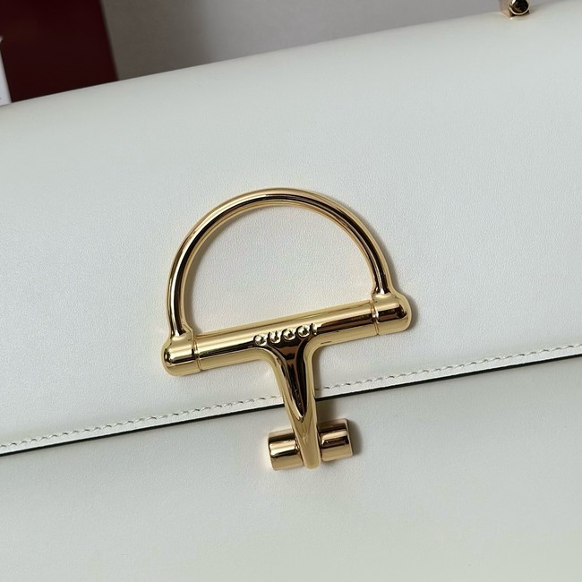 Gucci Siena medium top handle bag 855535 white