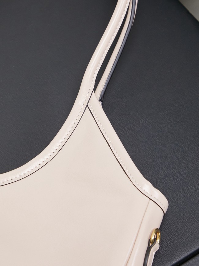 MIUMIU IVY leather handbag 5GB231 Cream