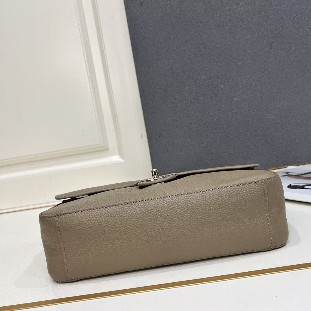 Chanel 26SS Original Leather Tote Shopping Bag 1A013 Gray