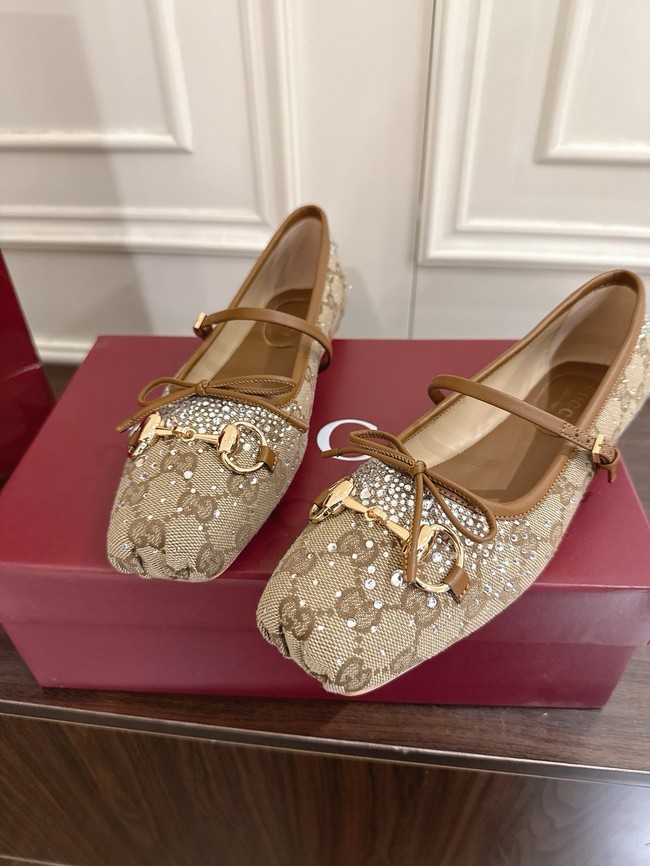GUCCI Womens Vittoria ballerina 21068-1