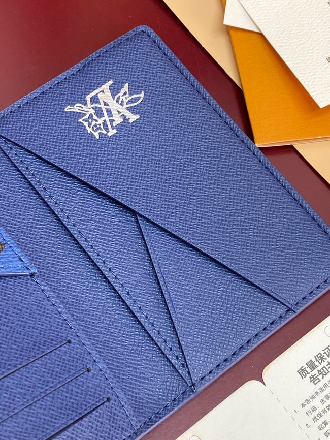 Louis Vuitton Passport Cover M27052 blue