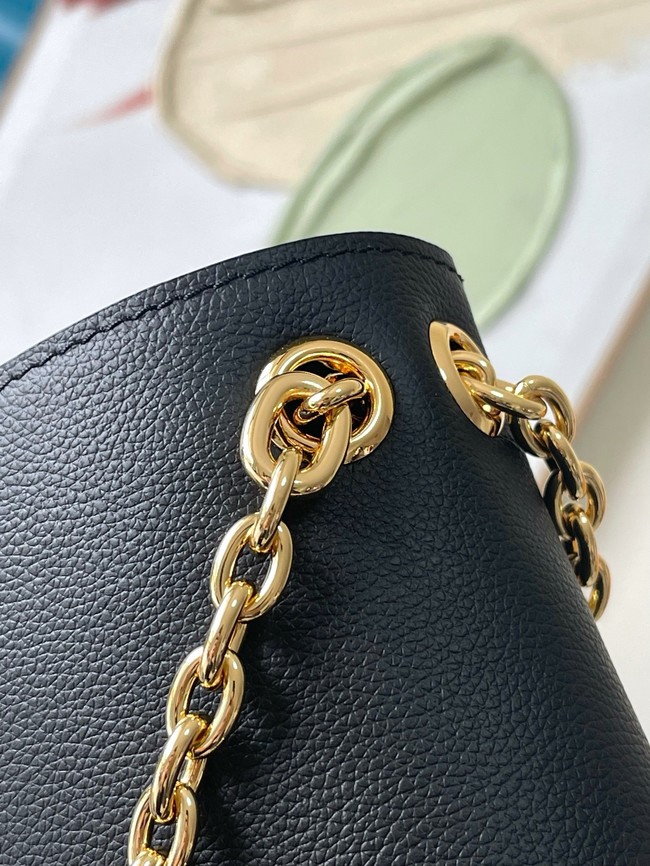 Louis Vuitton Monogram Canvas Original Leather M26398 black