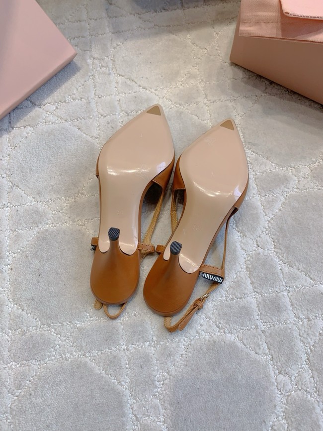 MIUMIU WOMENS Slingbacks Heel 8CM 55704-3