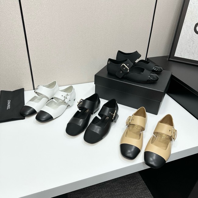 Chanel Mary Janes Grosgrain & Patent Calfskin G47028-1