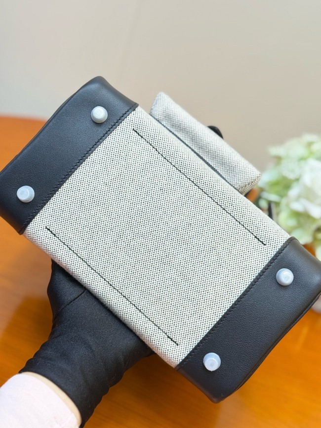 Hermes Birkin Toile & Cuir H6987-12