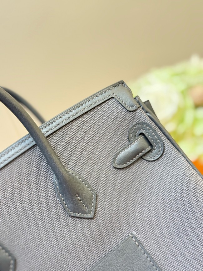 Hermes Birkin Toile & Cuir H6987-3