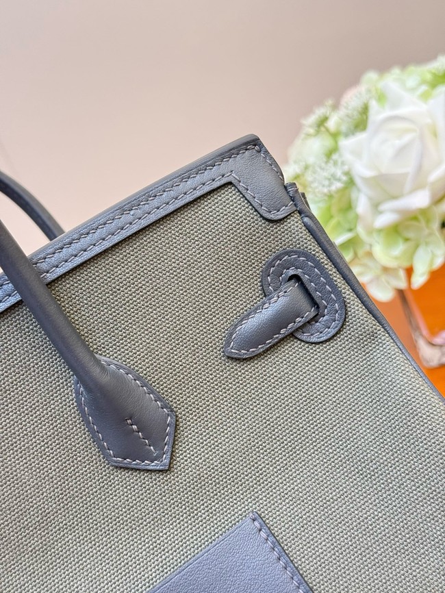 Hermes Birkin Toile & Cuir H6987-4