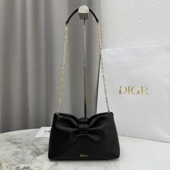 Small Dior Bow Bag Lambskin M0715O black