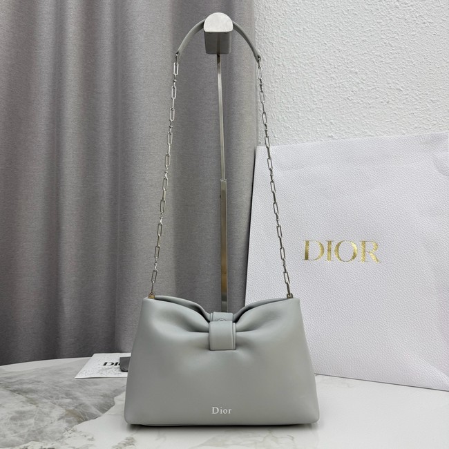 Small Dior Bow Bag Lambskin M0715P gray