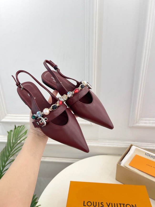 Louis Vuitton Vibe Slingback Flat Sandal  66897-4