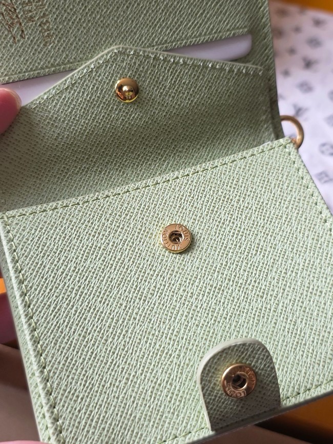 Louis Vuitton Charms Pocket Wallet M27679 Green Asnieres