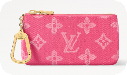 Louis Vuitton Key Pouch M27674 Rose Ruban
