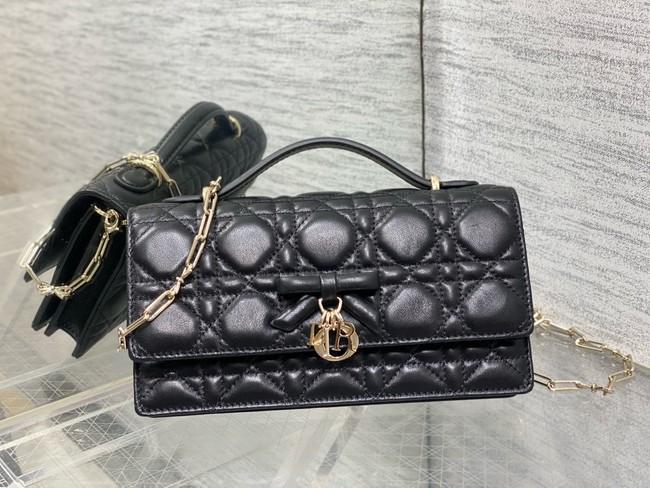 My Dior Mini Bag Cannage Lambskin S0984PU black