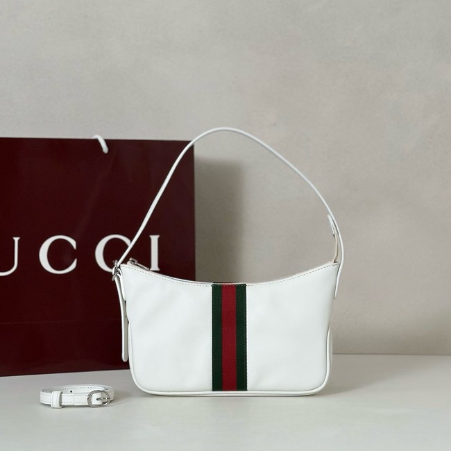 Gucci Lunetta small crossbody bag 863406 white