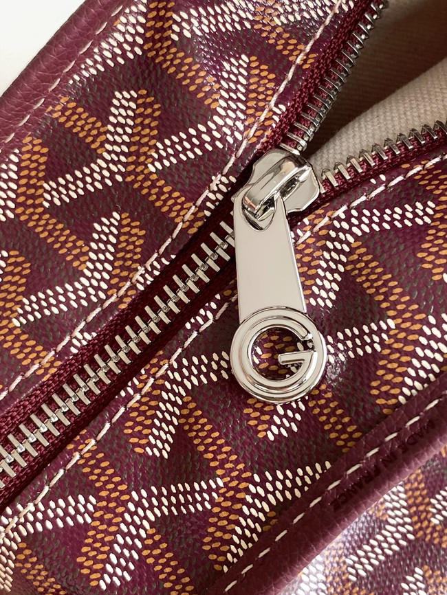 Goyard mini hobo 1CL03P wine red