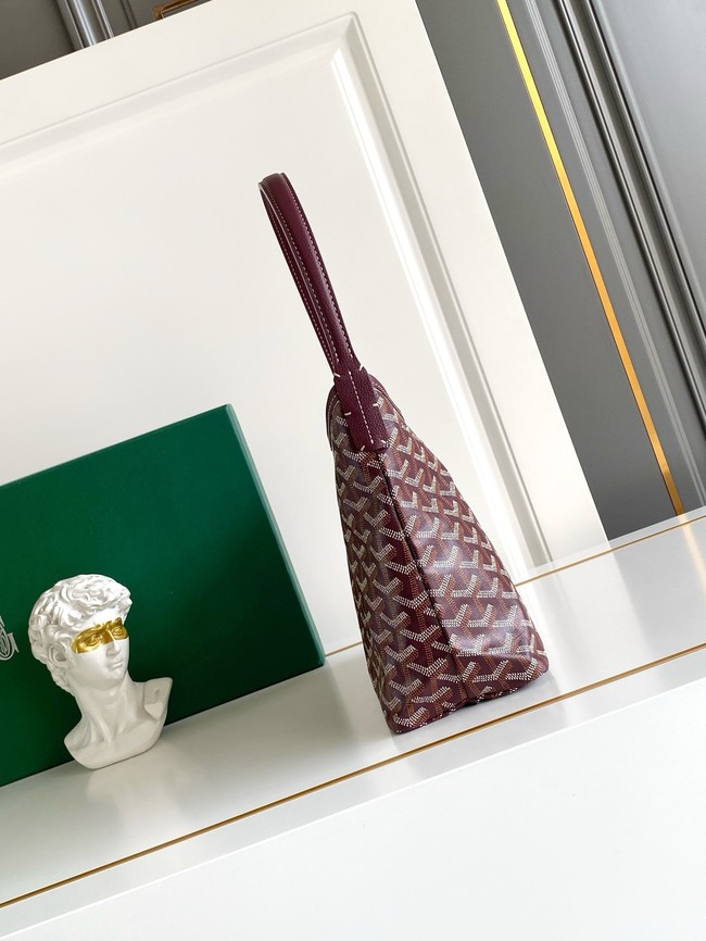 Goyard mini hobo 1CL03P wine red