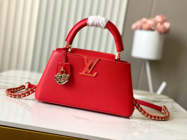 Louis Vuitton Capucines BB M27300 red