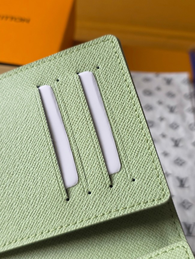 Louis Vuitton Passport Cover M27613 Green Asnieres