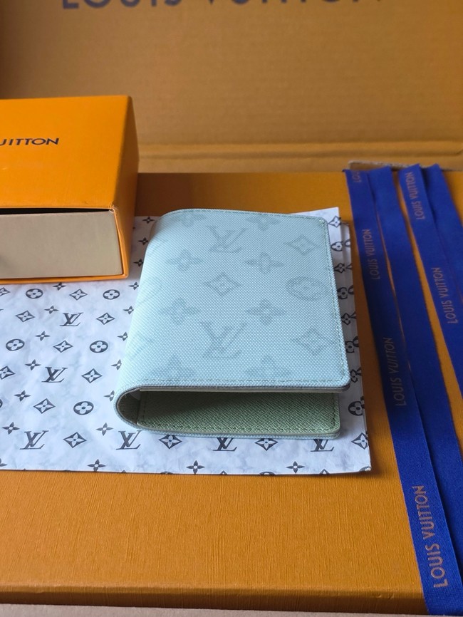 Louis Vuitton Passport Cover M27613 Green Asnieres