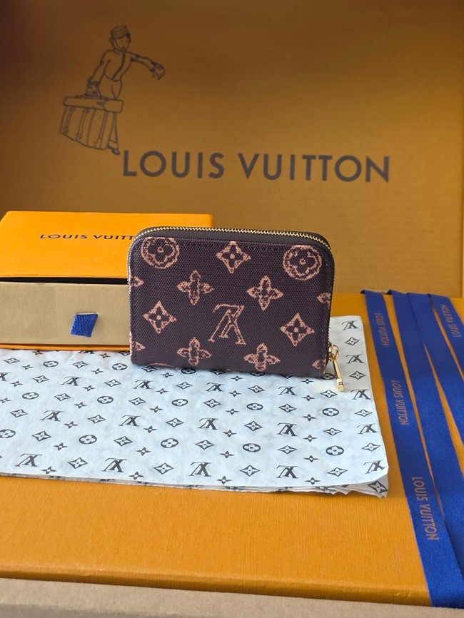 Louis Vuitton Zippy Coin Purse M27721 dark brown