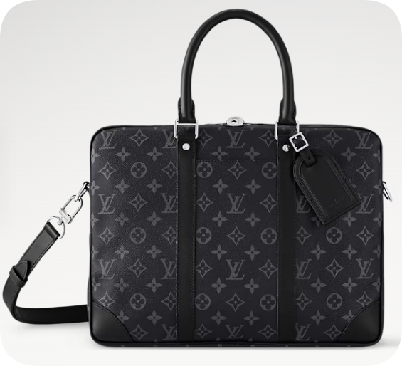 Louis Vuitton Porte-Documents Voyage PM M46457 black