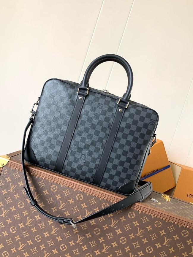 Louis Vuitton Porte-Documents Voyage PM M30926 black