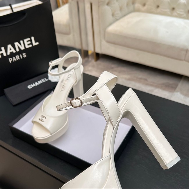 Chanel Sandals Laminated Lambskin 11CM 66966-6
