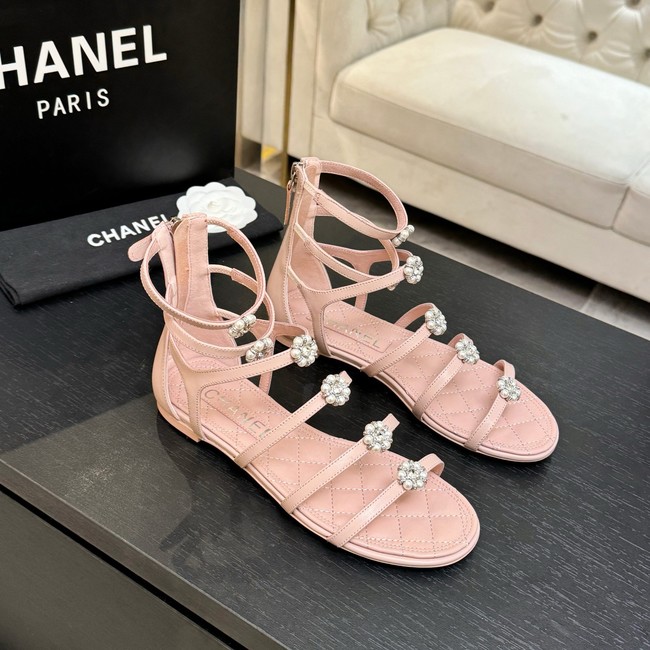 Chanel Sandals Laminated Lambskin 66964-5