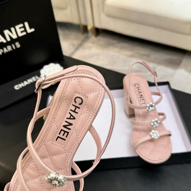 Chanel Sandals Laminated Lambskin 95mm G46964-2