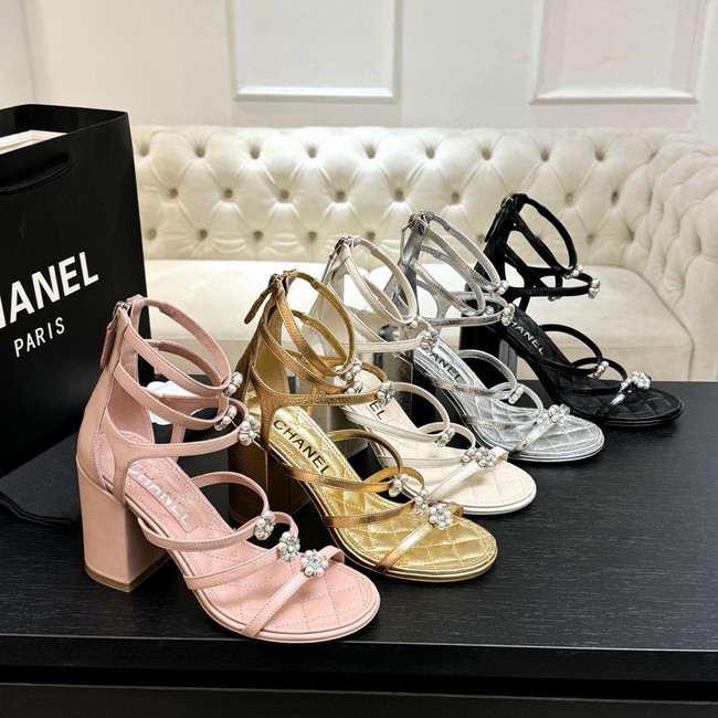 Chanel Sandals Laminated Lambskin 95mm G46999-2