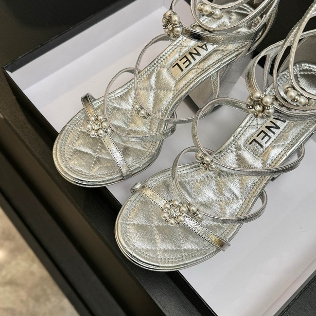 Chanel Sandals Laminated Lambskin 95mm G46999-3