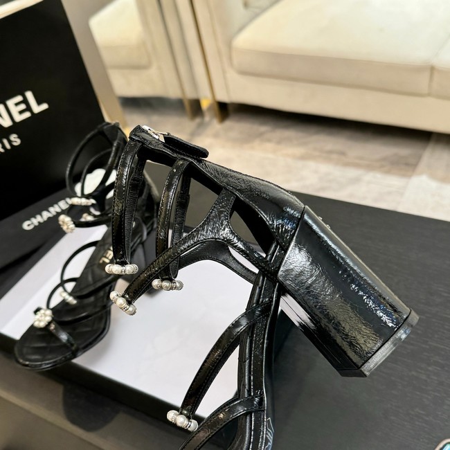 Chanel Sandals Laminated Lambskin 95mm G46999-5