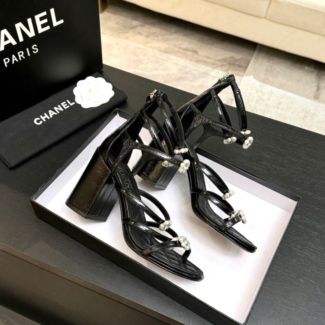 Chanel Sandals Laminated Lambskin 95mm G46999-5