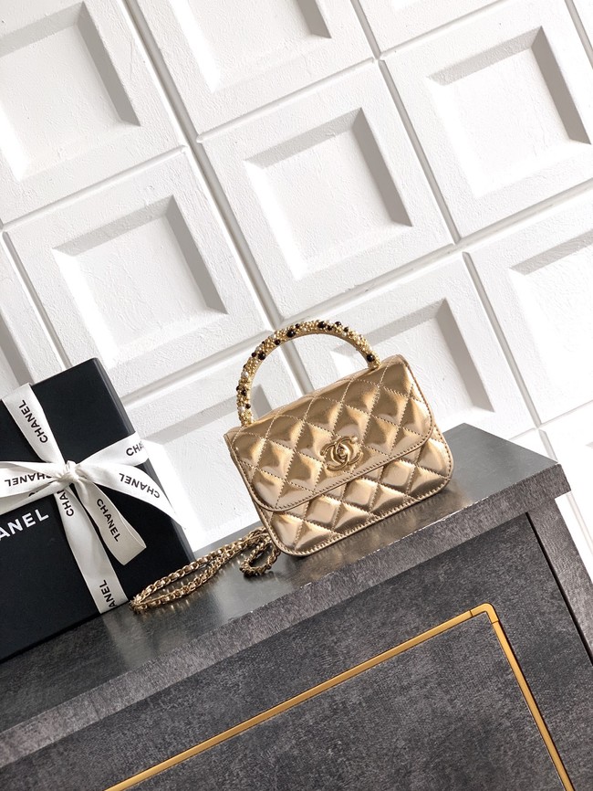 Chanel Clutch With Chain AP4975 Light Golden