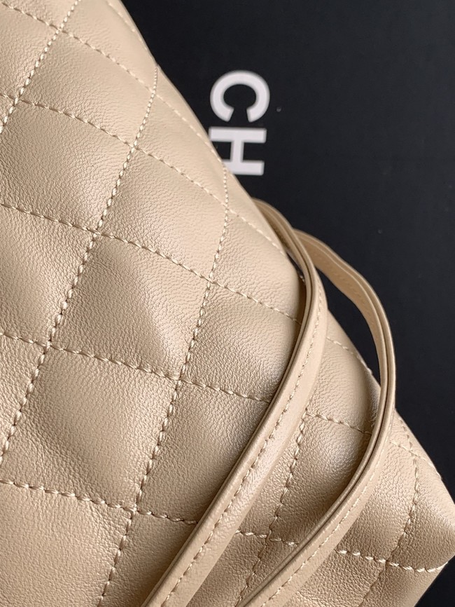 Chanel Lambskin Hobo Bag AS5227 apricot