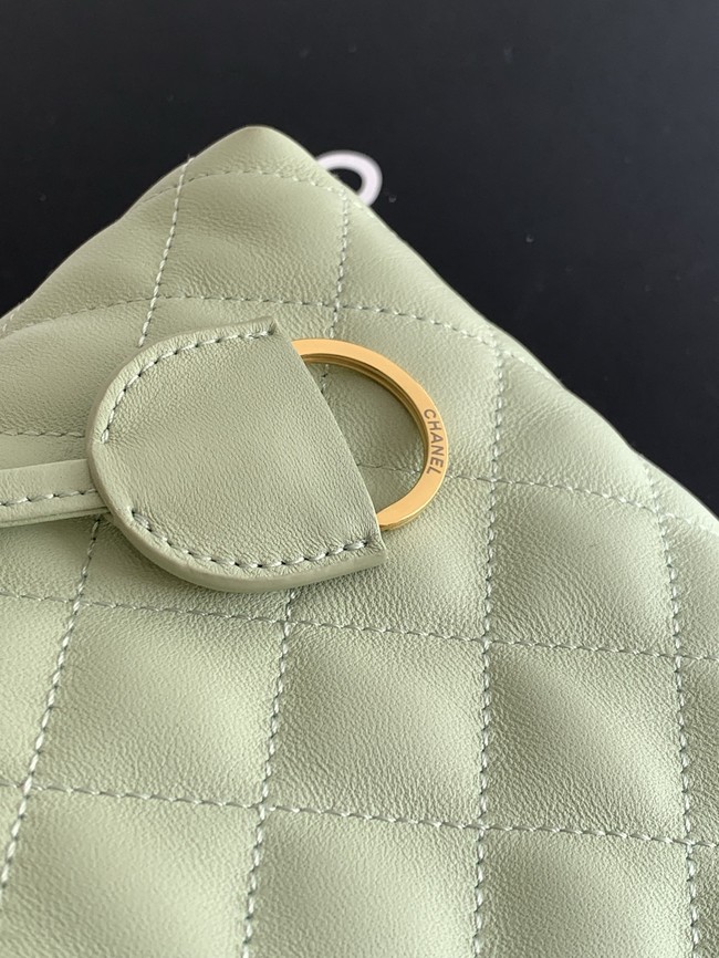Chanel Lambskin Hobo Bag AS5227 light green