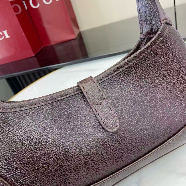 Gucci Jackie Slim medium shoulder bag 863137 dark brown
