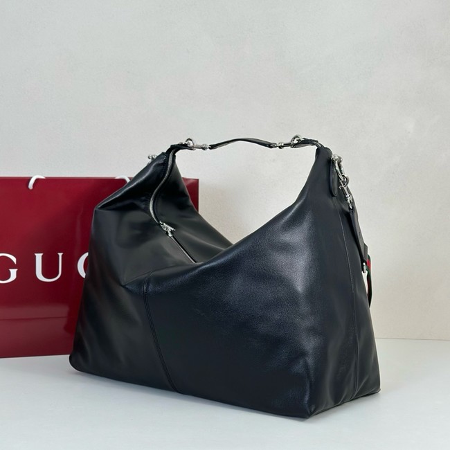 Gucci Brera large crossbody bag 864485 black leather