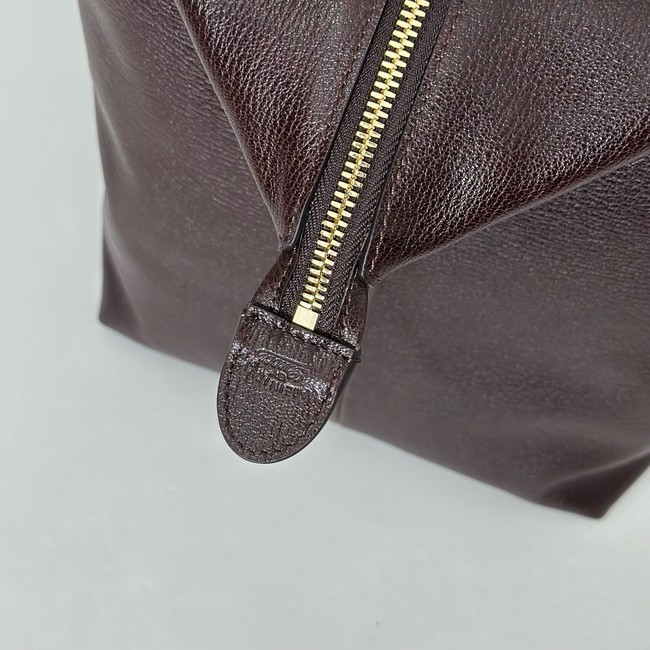 Gucci Brera large crossbody bag 864485 dark brown leather