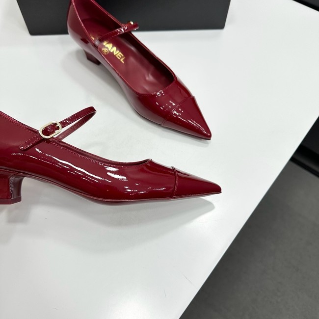 Chanel Mary Janes Patent Calfskin G47052-1