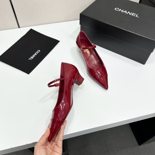 Chanel Mary Janes Patent Calfskin G47052-1