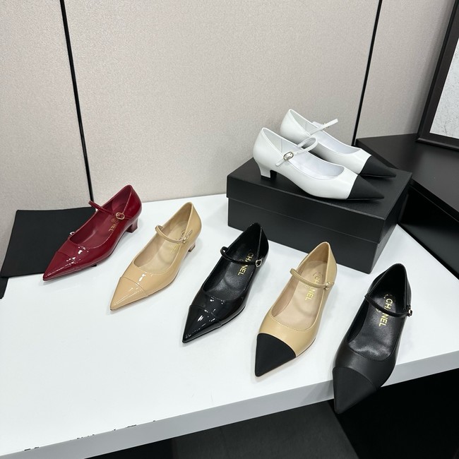 Chanel Mary Janes Patent Calfskin G47052-1