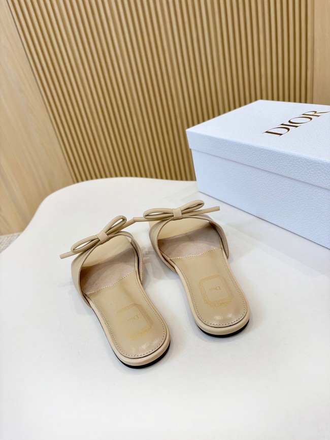 Dior Bow Slide Black Lambskin KCO583L-5