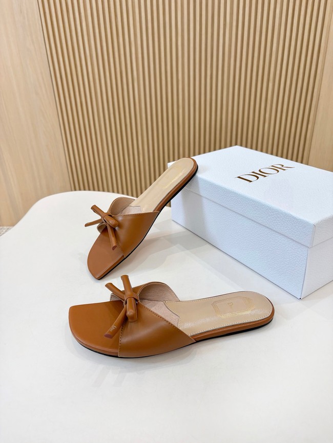 Dior Bow Slide Black Lambskin KCO583L-6